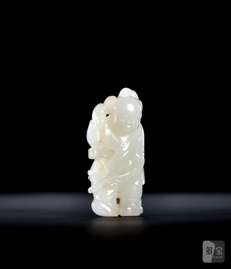 清 白玉童子